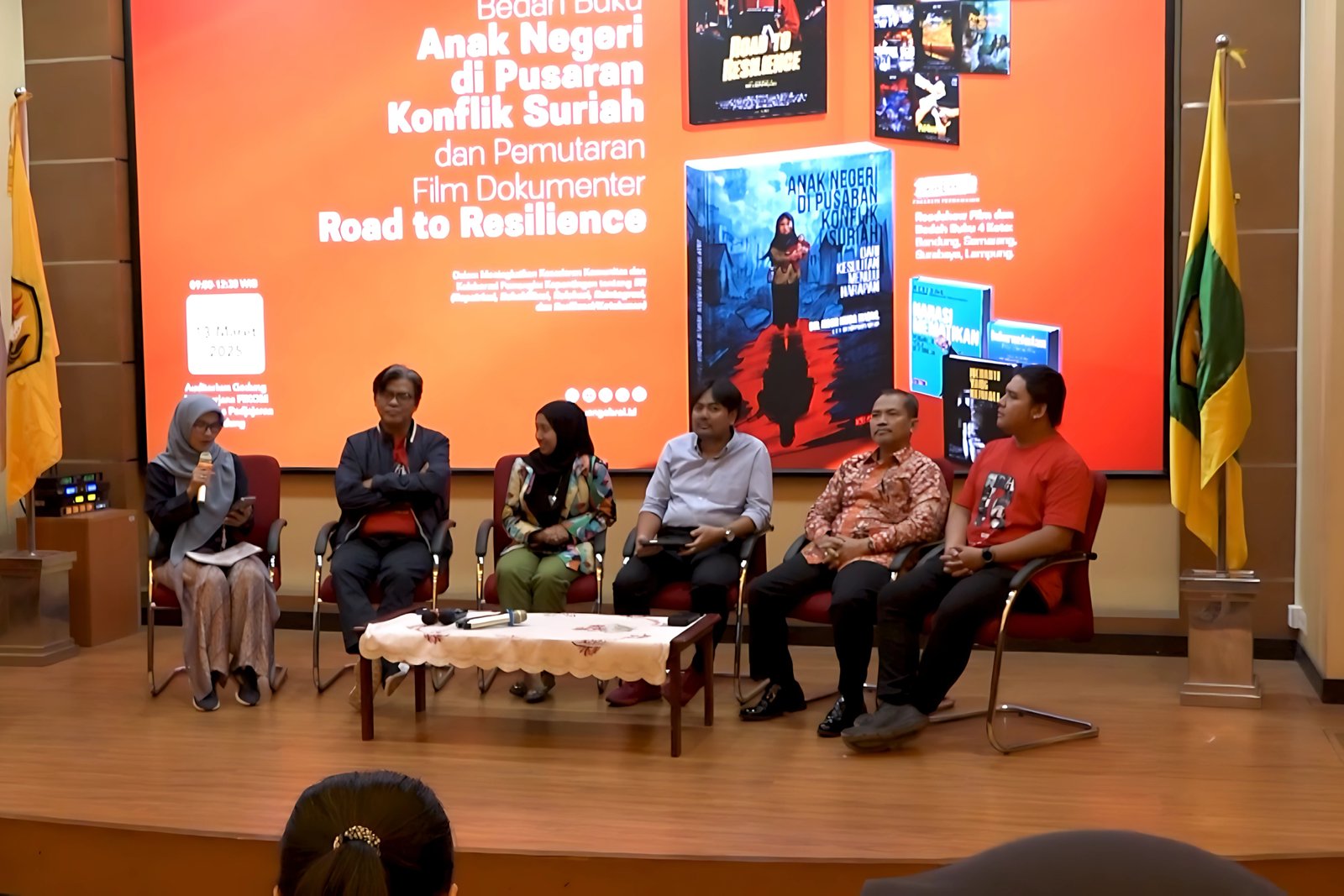 Fikom Unpad jadi Kampus Pertama Roadshow Film "Road to Resilience" dan Bedah Buku "Anak Negeri di Pusaran Konflik Suriah"